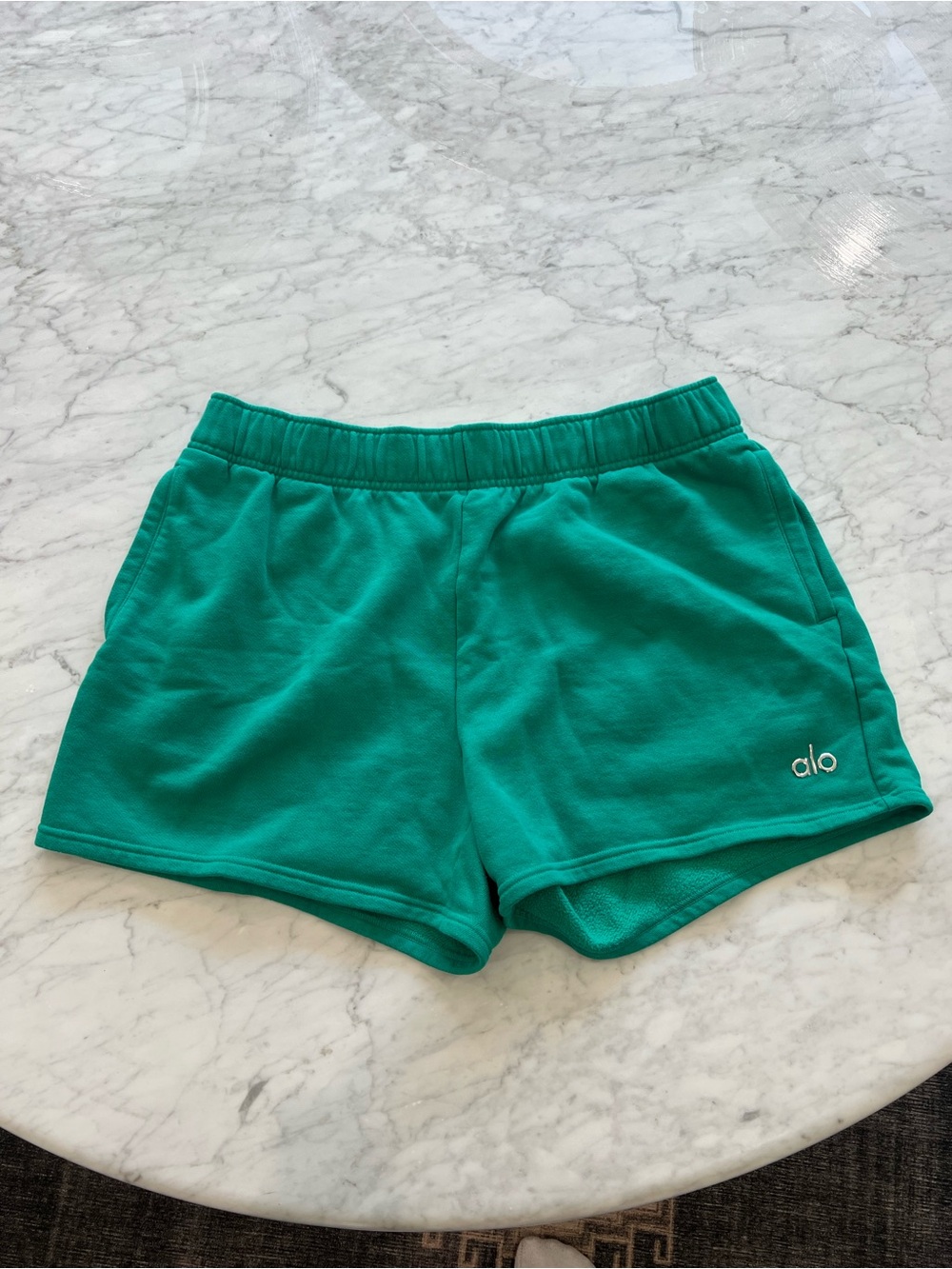 ALO Yoga Green Athletic Shorts